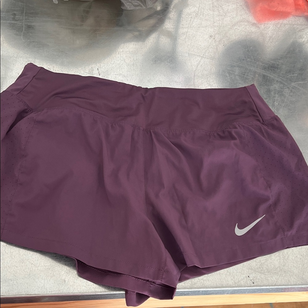 Nike Women's Dark Purple Athletic Shorts